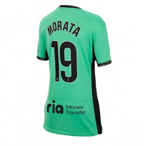 Atletico Madrid Alvaro Morata #19 Dámské Alternativní Dres 2023-24 Krátký Rukáv